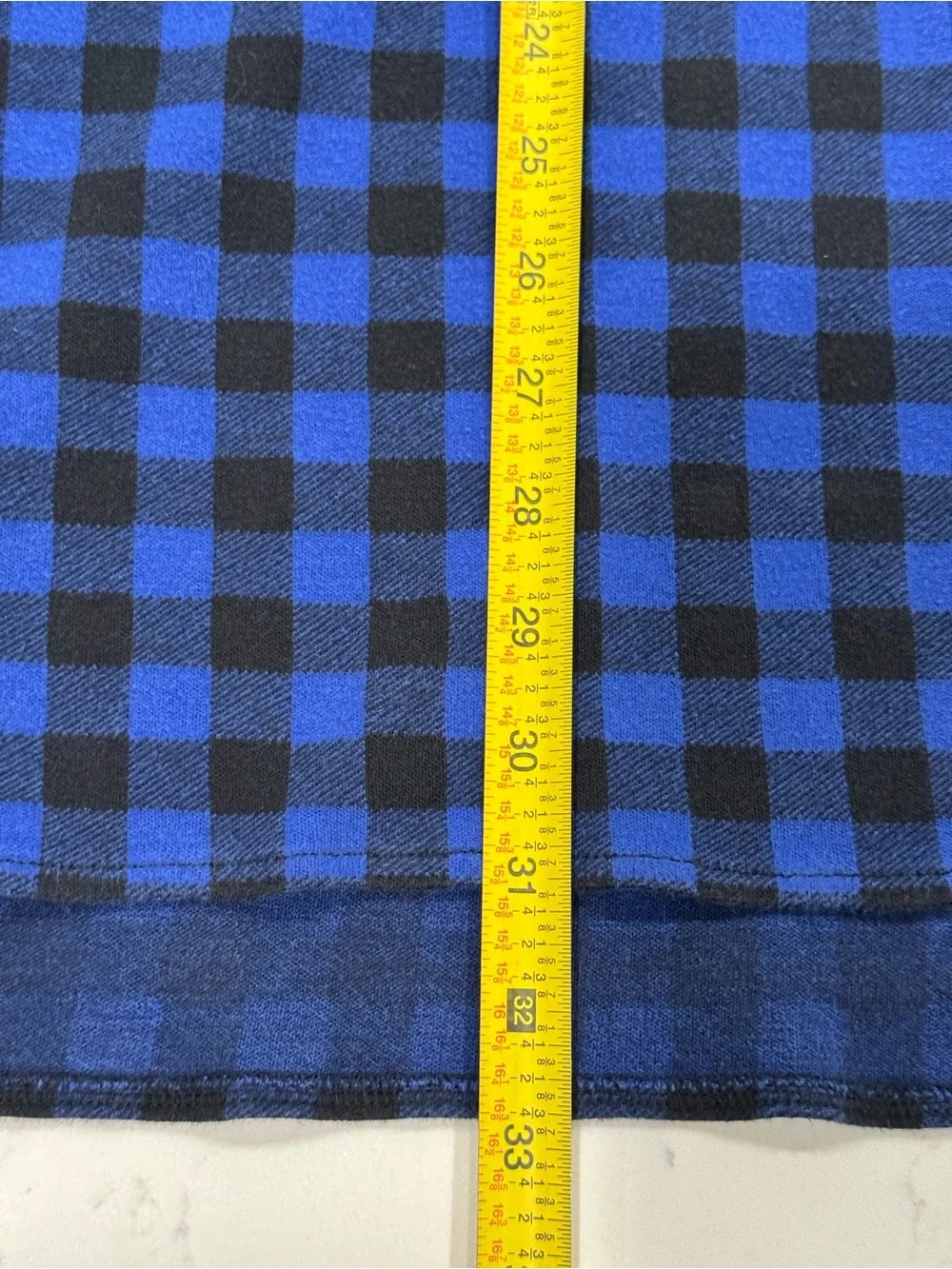 Vintage Polo Ralph Lauren Half Button Flannel Pullover Blue Plaid Mens Size 3XLT